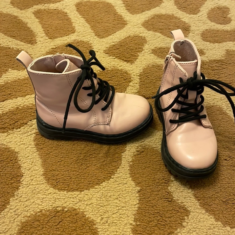 Zara light pink boots